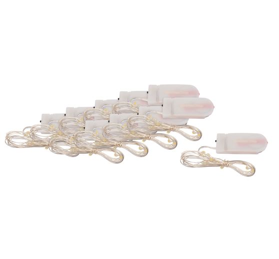 Guirlandes lumineuses micro-LED VBS « 10 LED », 10 pc.