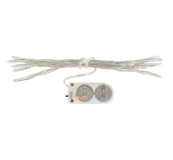 Mini-guirlande lumineuse VBS, piles bouton incl., 10 LED