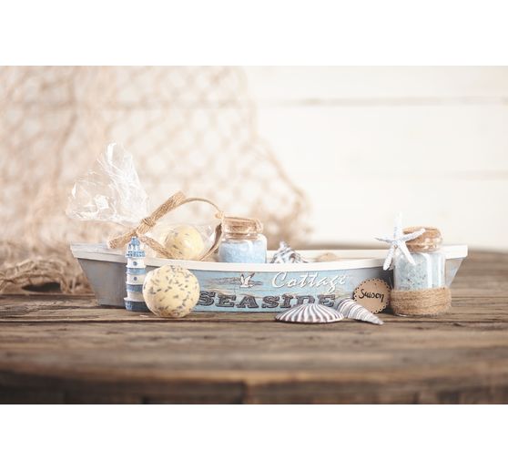 Petites bouteilles en verre VBS, avec bouchon en liège, 6 pc.