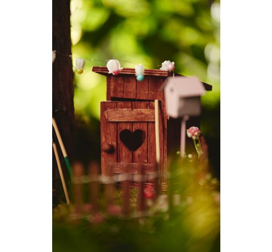 Cabane de toilettes miniature