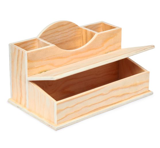 Boîte de rangement bureau VBS, env. 23 x 13,5 x H 12,5 cm