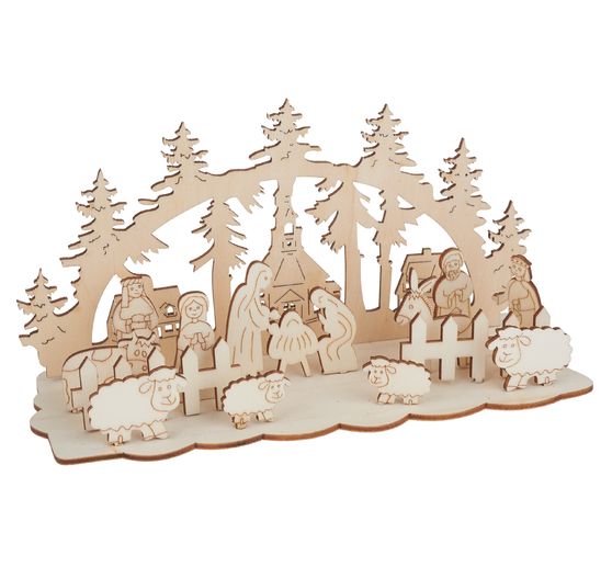 VBS Wooden building kit "Christmas crib"