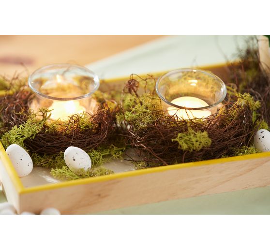 Verres à bougie à chauffe-plat VBS « Galbé », 12 pc.