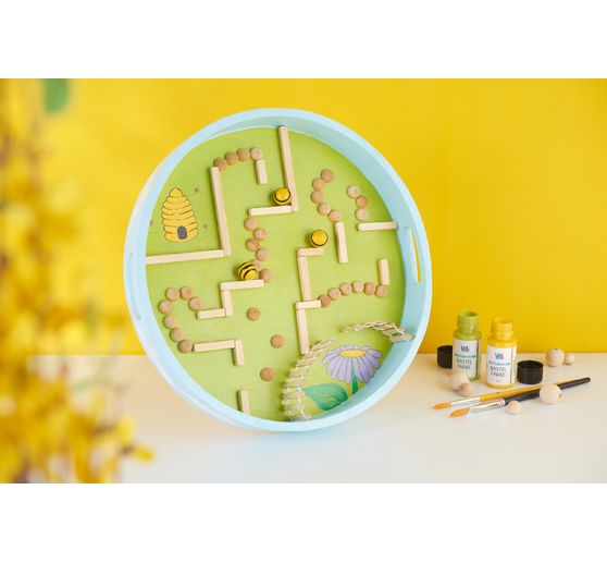 Perles en bois non percées VBS « Ø 20 mm »