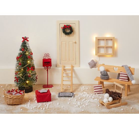 Sapin miniature à éclairage LED, 20 cm