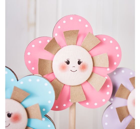 Visages en tissu tricot « Stefy »