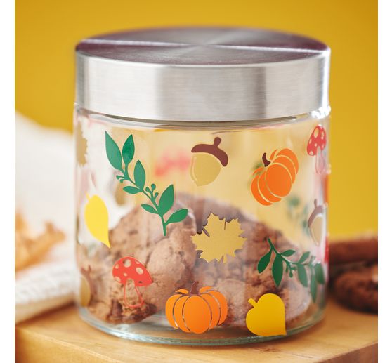 Bocal en verre VBS, avec couvercle, 700 ml