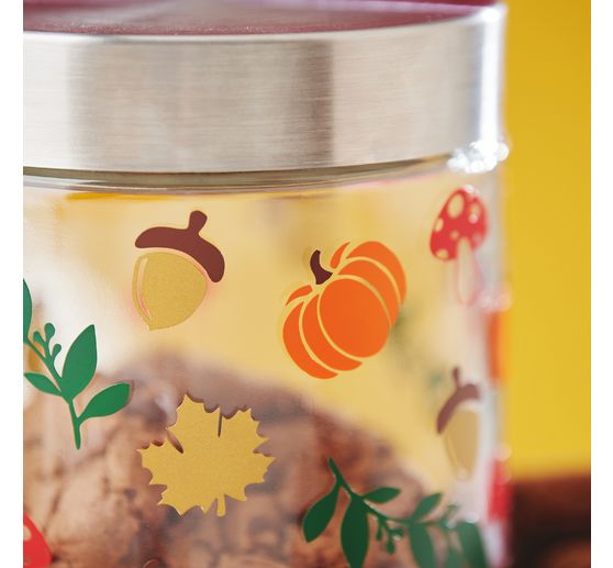Bocal en verre VBS, avec couvercle, 700 ml