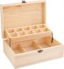 Boîte de rangement en bois VBS « Twin »