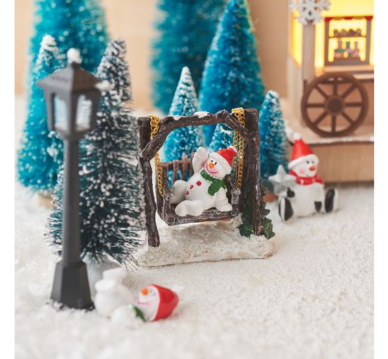 Sapins miniatures, enneigés, set de 16