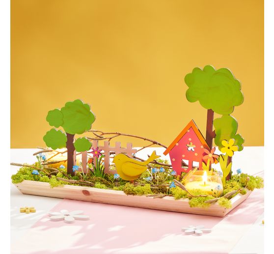 Plateau-coupelle en bois VBS