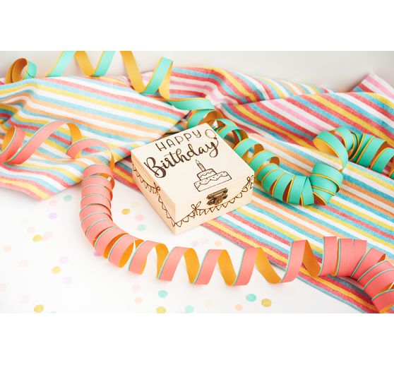 VBS Bo&icirc;te en bois, carr&eacute;e