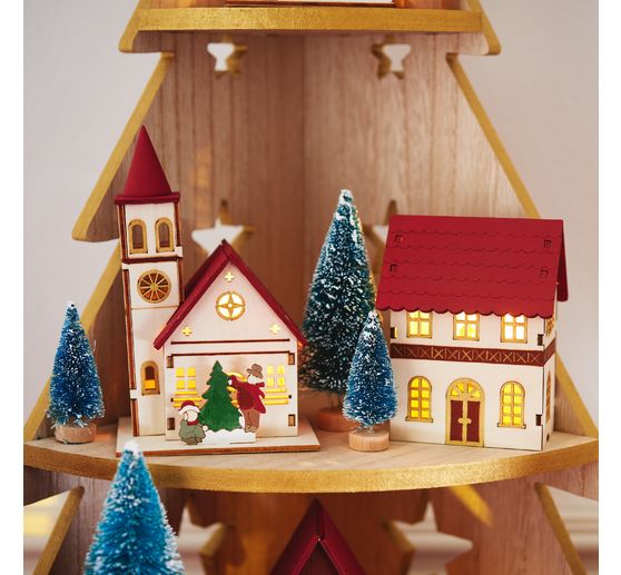 VBS Wooden plug-in motif "Winter house star"