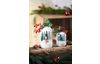 Père Noël assis sur sapin VBS, set de 2
