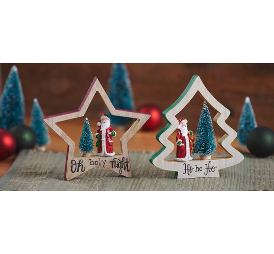 Sapins miniatures, enneigés, set de 16