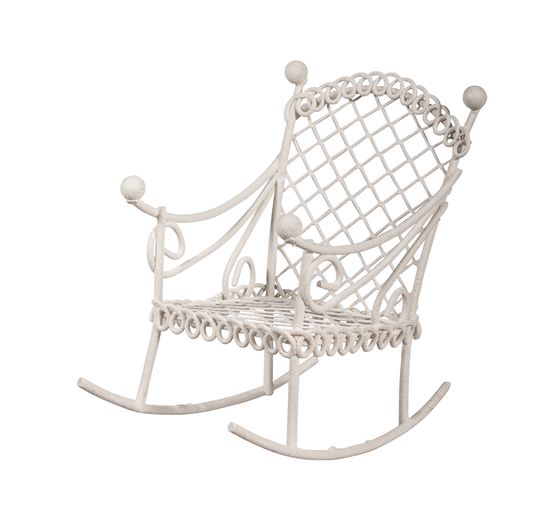 Mini rocking chair, white