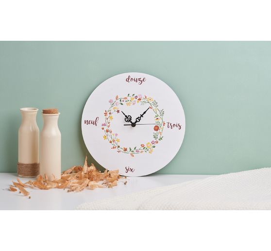 Plaque en MDF « Horloge murale »