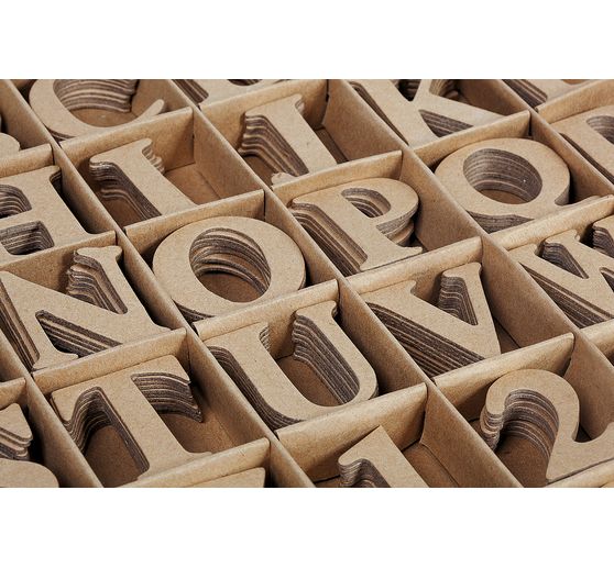 Assortiment de lettres et de chiffres VBS, 360 pc.