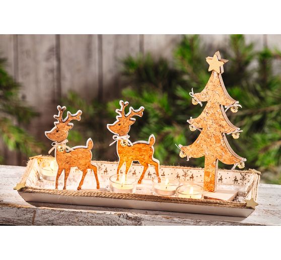 Plateau-coupelle en bois VBS