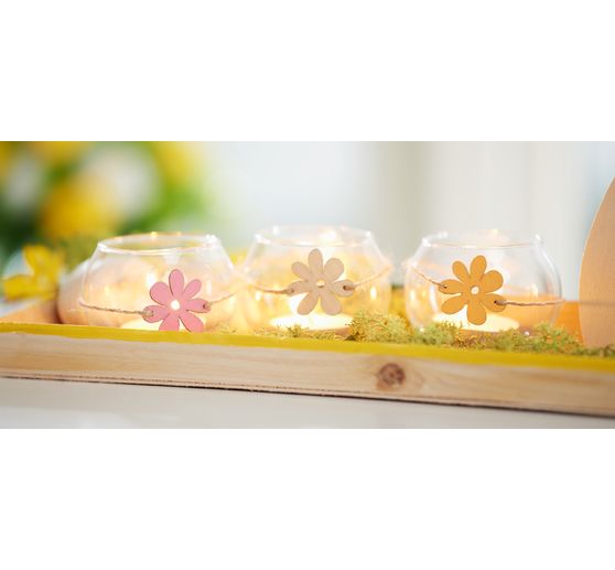 VBS Wooden scatter decoration "Flower"