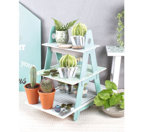Etagère en escalier pour plantes