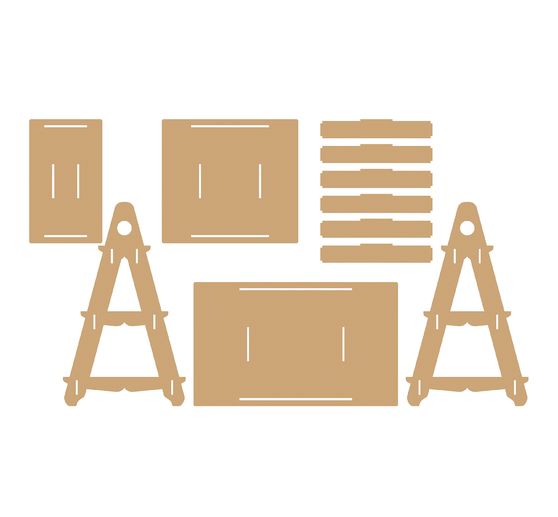 Etagère en escalier pour plantes