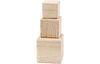 Cubes en bois, set de 3