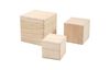 Cubes en bois, set de 3