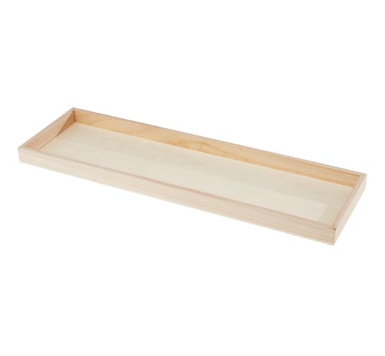 Plateau à rebord, bois