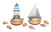 Kit de construction en bois « Marine », 2 pc., 6 parties