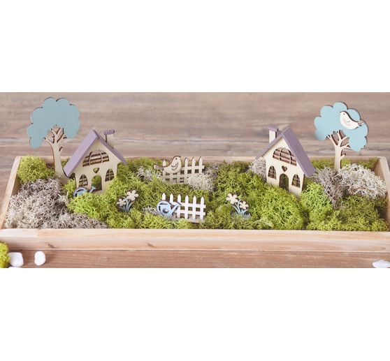 Kit de construction en bois « Cabanons », 25 pc.