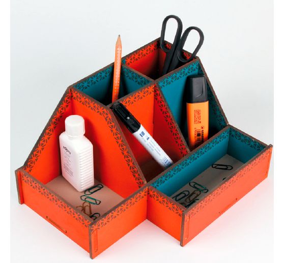 Organiseur de bureau « Toolbox », bois MDF