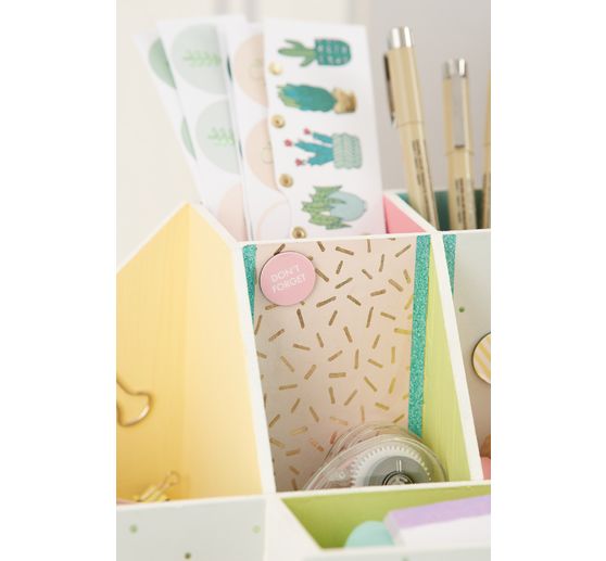 Organiseur de bureau « Toolbox », bois MDF