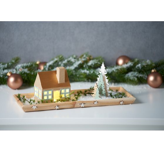 Kit de construction en bois « Trio de sapins », 13 pc., contreplaqué
