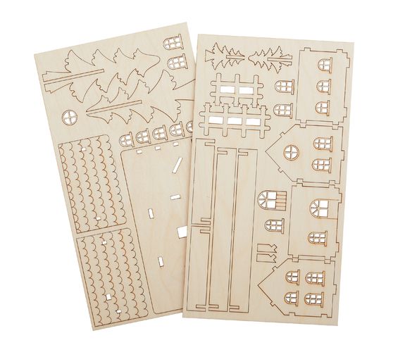 Wooden kit "House of lights