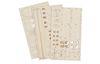 Kit de construction en bois « 2 maisons illuminées »