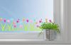Frise adhésive pour fenêtres « Tulipes », 7,5 x 200 cm