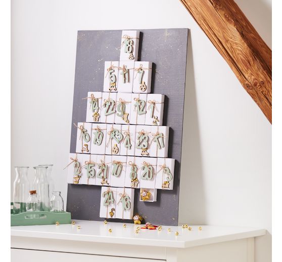 VBS Scatter decorations "Christmas" in wooden box
