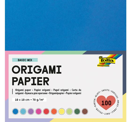 Papiers de pliage 10 x 10 cm