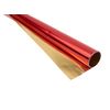 Papier aluminum, 50 x 80 cm, 90 g/m², rouleau Or/Rouge