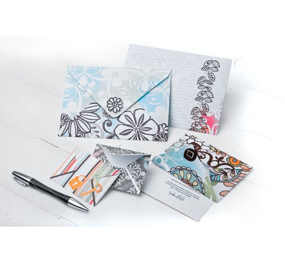Set de gabarits pour enveloppes, 4 pc.
