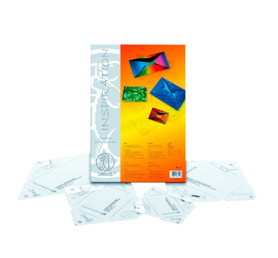 Set de gabarits pour enveloppes, 4 pc.