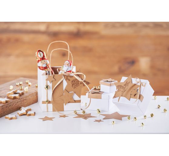 Boîtes en carton VBS « Carré », set de 12
