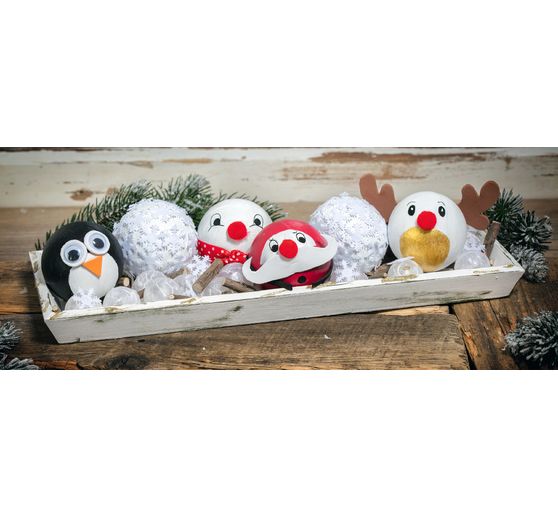 Boules en papier mâché VBS, 6 pièces