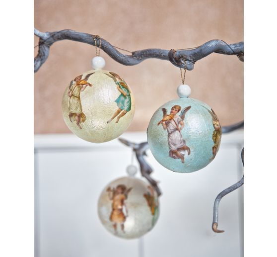 Boules en papier mâché VBS, 6 pièces