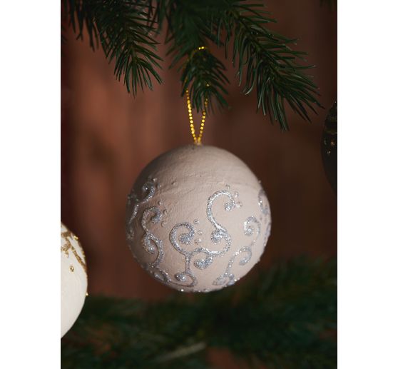 Boules en papier mâché VBS, 6 pièces