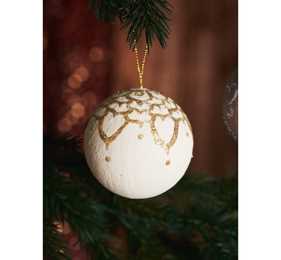 Boules en papier mâché VBS, 6 pièces