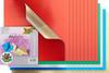 Feuilles de papier aluminium, 50 feuilles, format 10 x 10 cm, env. 50 g /m²