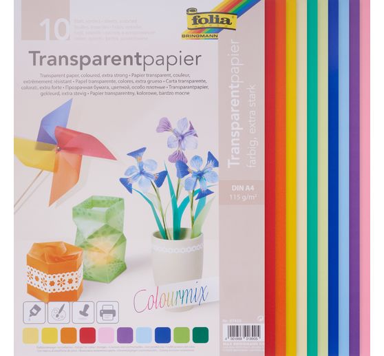 Papier transparent, 10 feuilles
