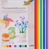 Papier transparent, 10 feuilles Multicolore